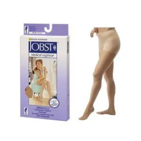 JOBST Ultrasheer Pantyhose, 30-40, Closed Toe, Honey, X-Large