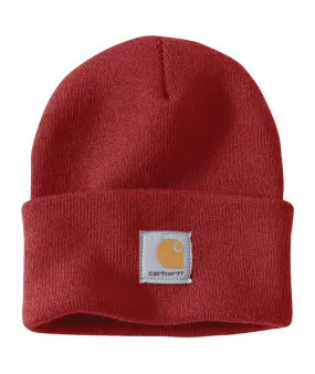 Knit Cuffed Beanie - Crabapple