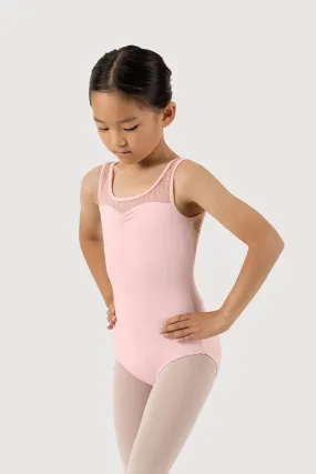 L54285G - Bloch Jamie Mesh Back Girls Tank Leotard