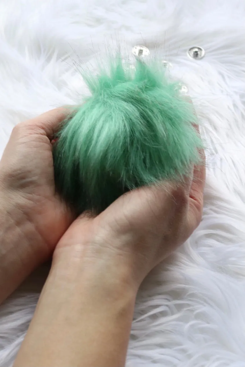 Large 6" Faux Fur Pom-Pom