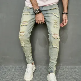 LMS Vintage Ripped Jeans Pants