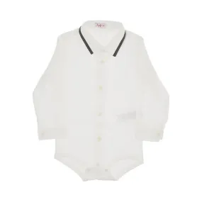 Logo Print Longsleeve Bodysuit