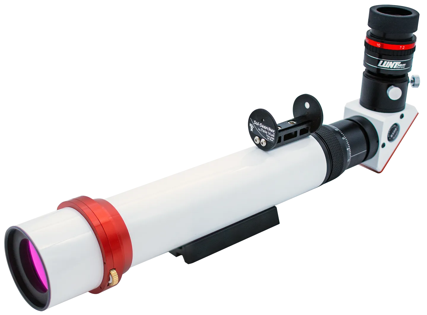 Lunt Solar 50mm Dedicated Hydrogen-Alpha Solar Telescope w/ B400 Blocking Filter & Helical Focuser