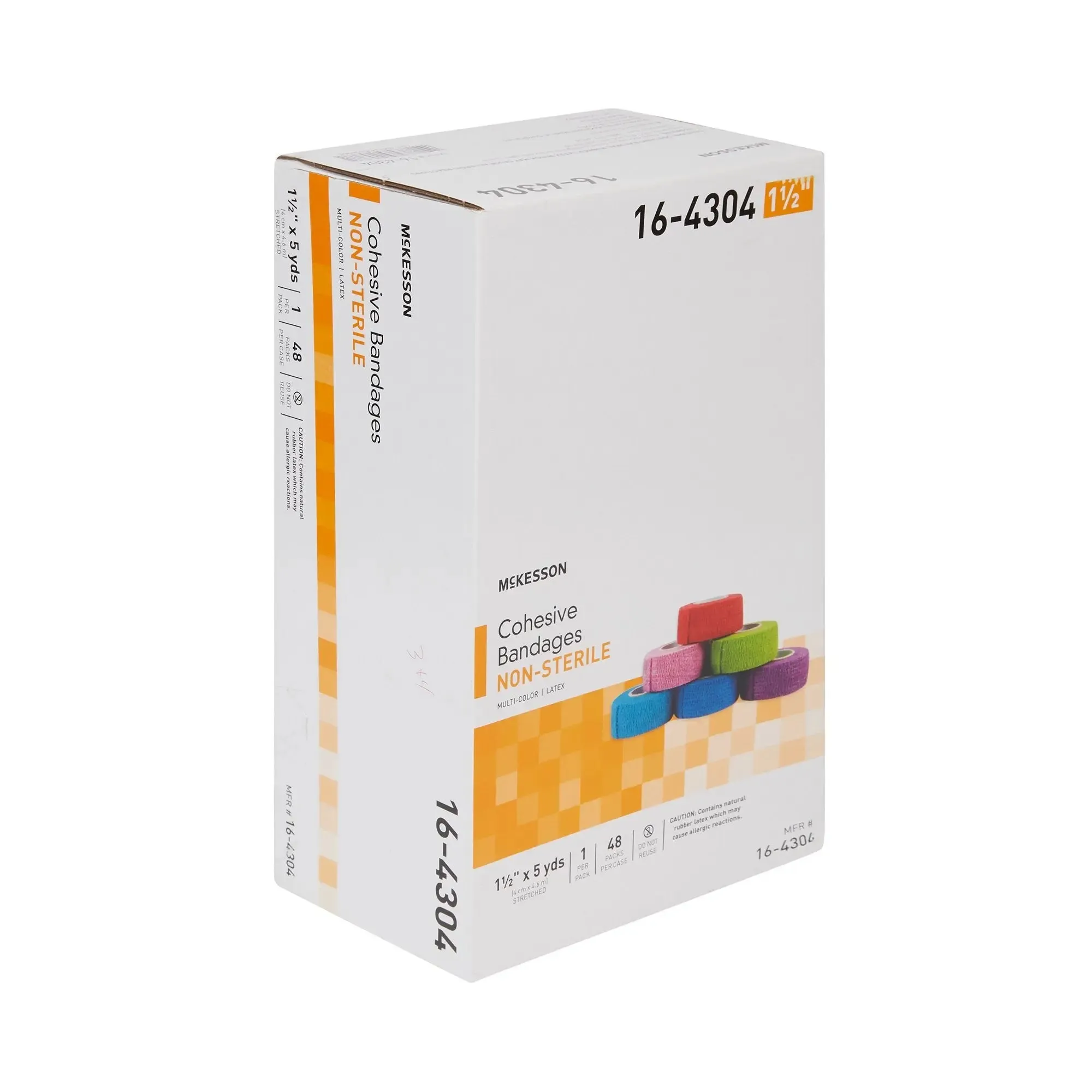 McKesson Self-adherent Closure Cohesive Bandage, 1-1/2 Inch x 5 Yard