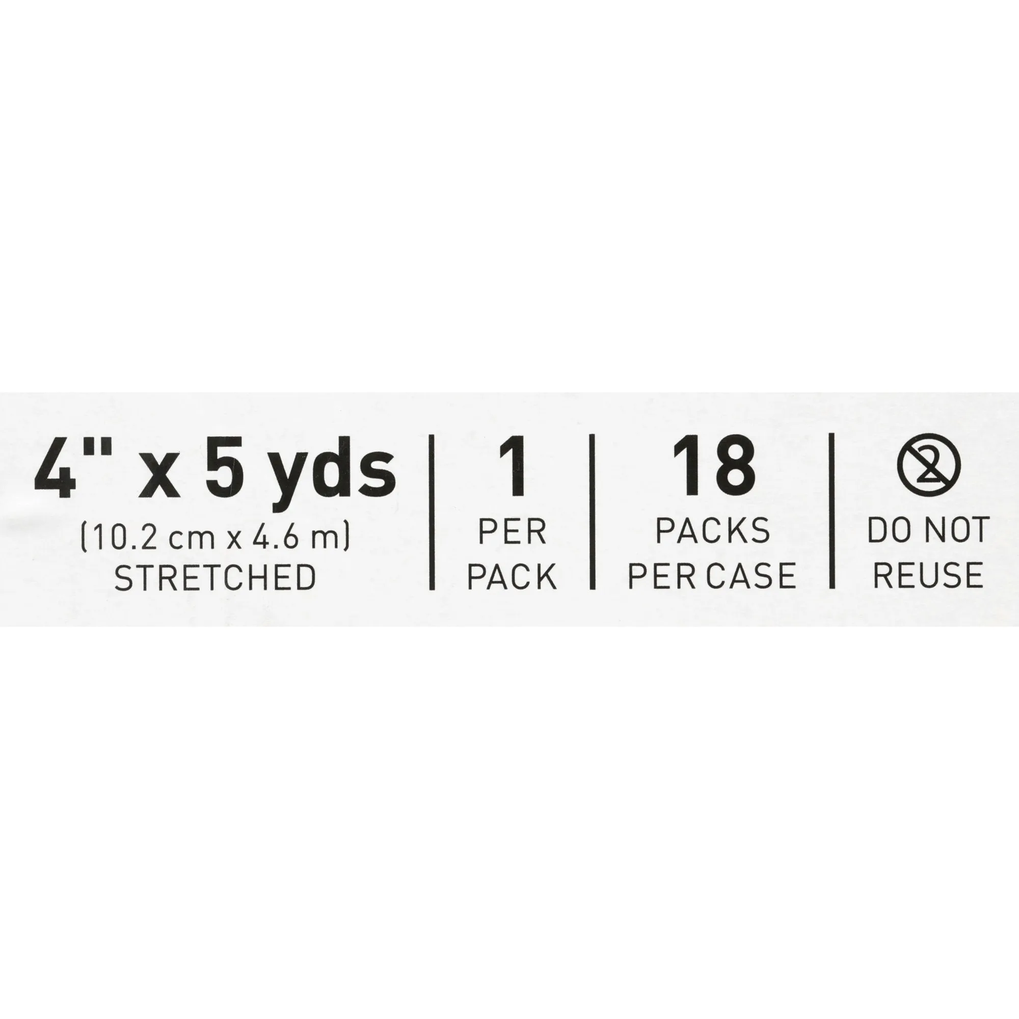 McKesson Self-adherent Closure Cohesive Bandage, 4 Inch x 5 Yard