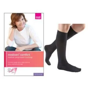 Mediven Comfort Calf, 30-40, Extra Wide, Closed, Ebony, Size 3