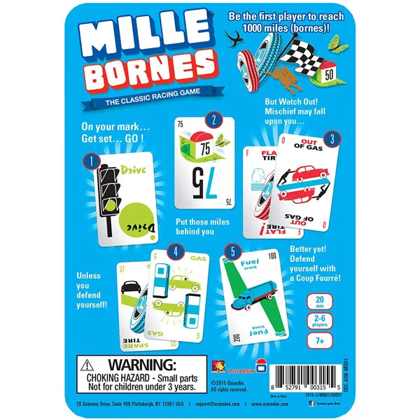 Mille Bornes: The Classic Racing Game