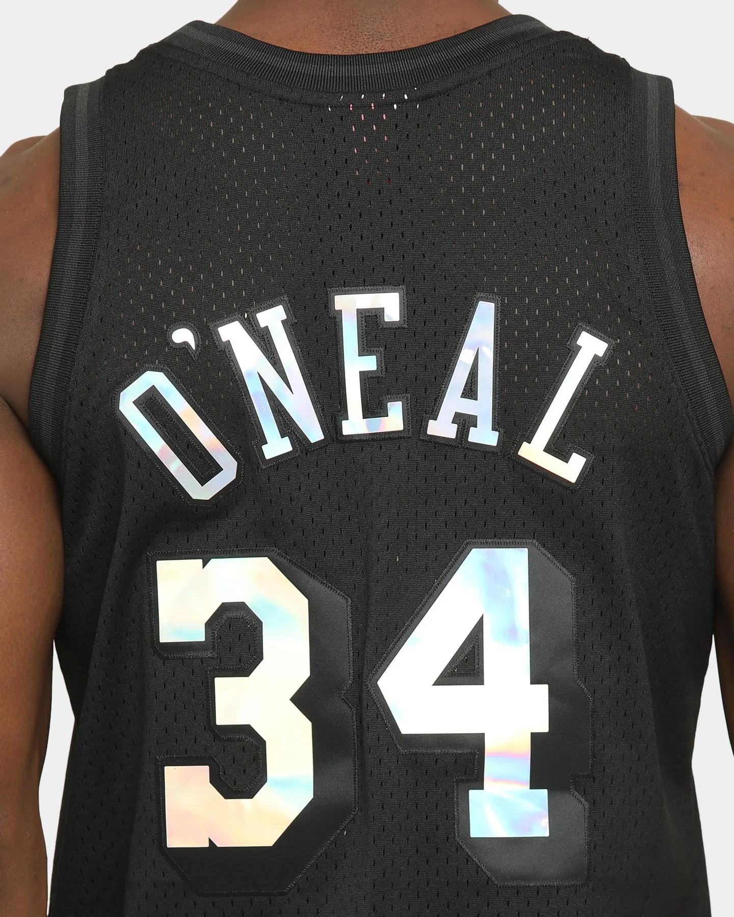 Mitchell & Ness Los Angeles Lakers Shaq #34 HWC Swingman Jersey Black/Iridescent
