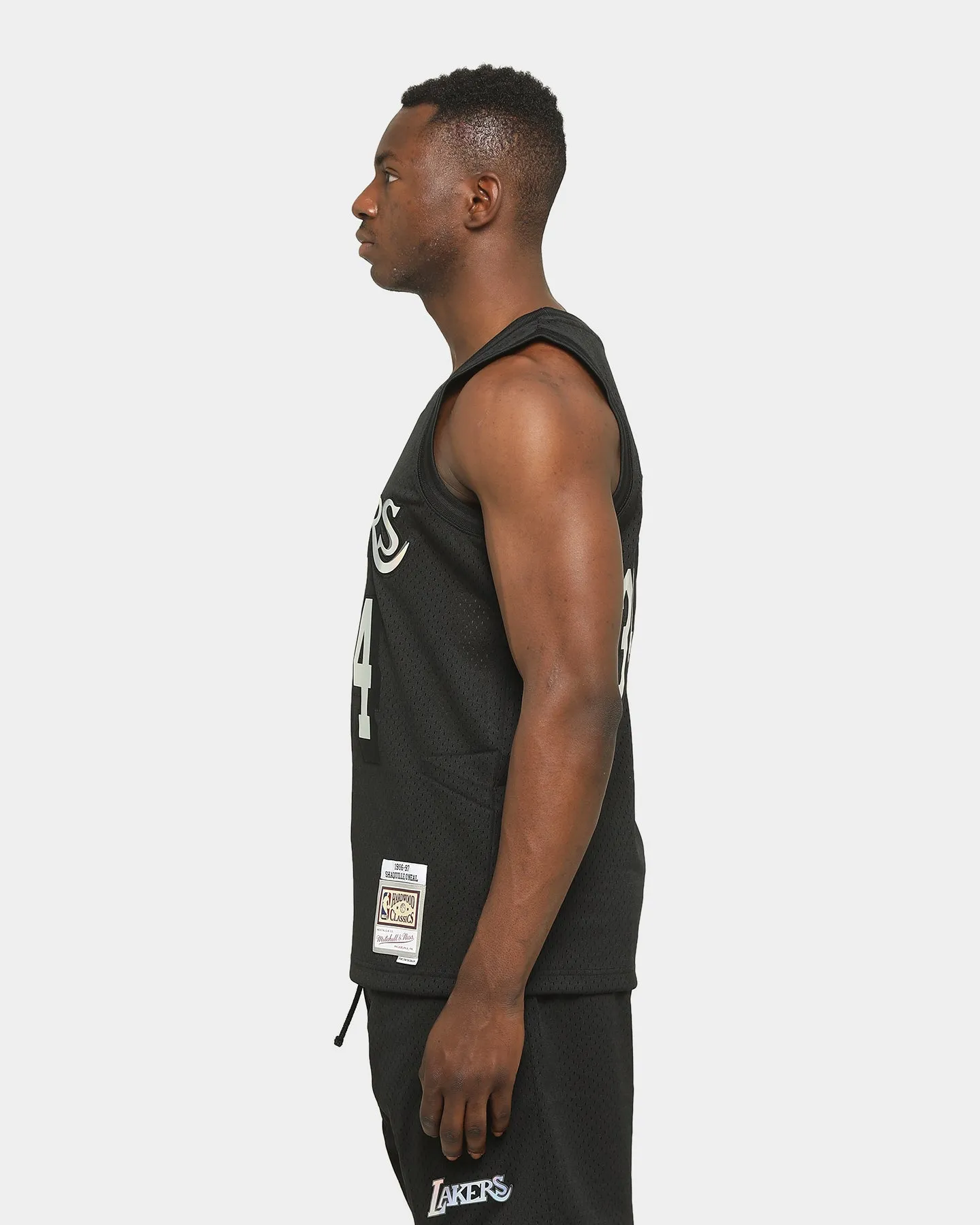 Mitchell & Ness Los Angeles Lakers Shaq #34 HWC Swingman Jersey Black/Iridescent
