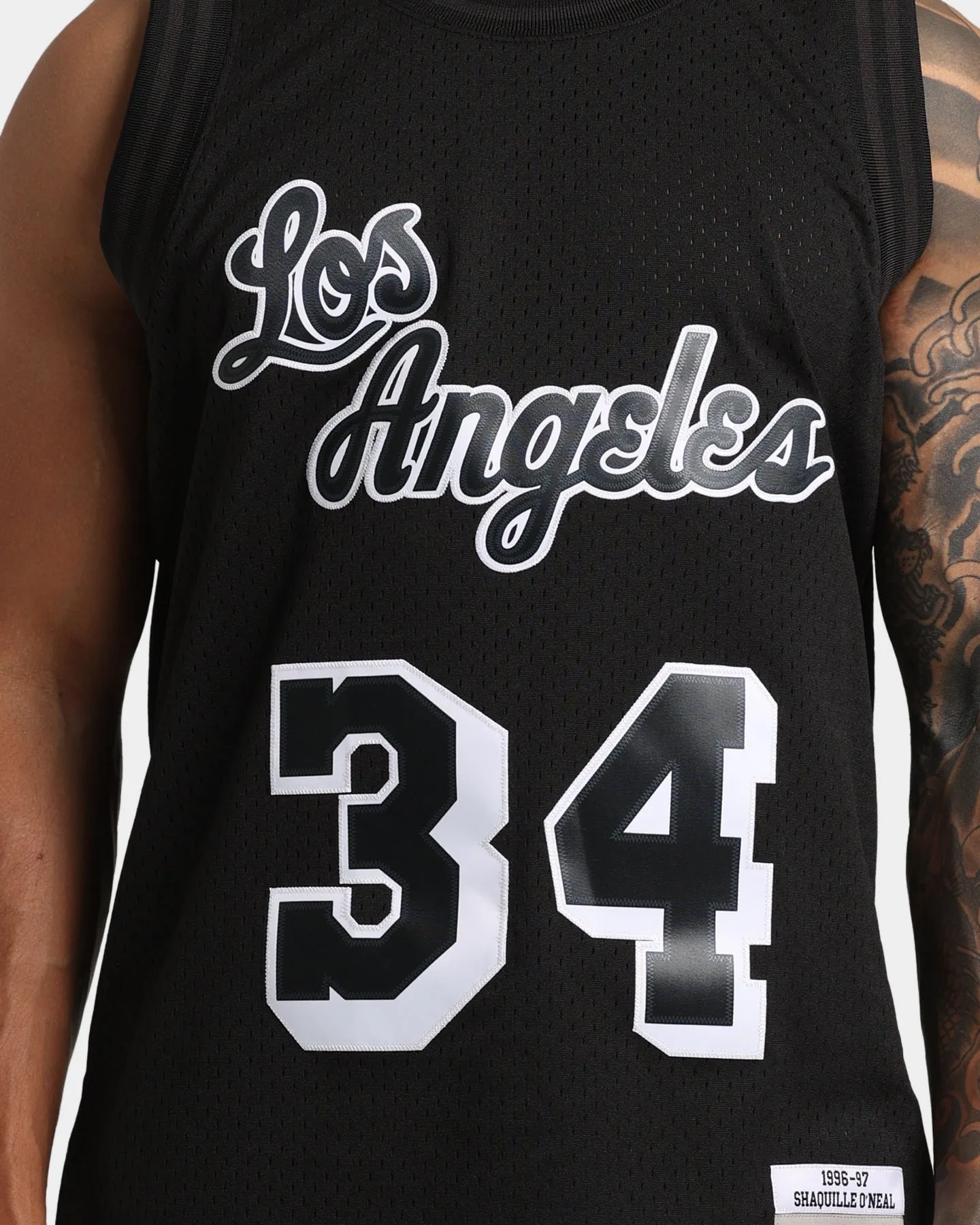 Mitchell & Ness Los Angeles Lakers Shaquille O'Neal #34 '96-'97 Swingman Jersey Black