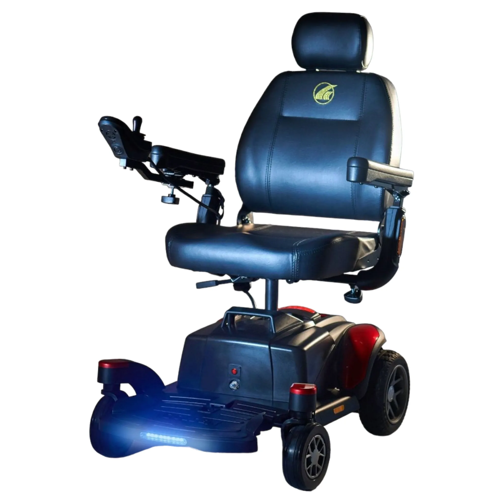 New Golden Technologies BuzzAbout Power Chair | 17 x 16 inch Seat | Motion Sensing LED Lights