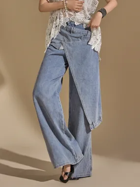 PJ523 Wrap Wide Jeans
