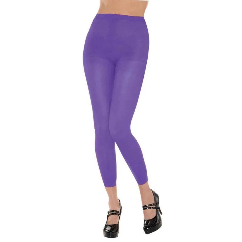 Purple Footless Tights