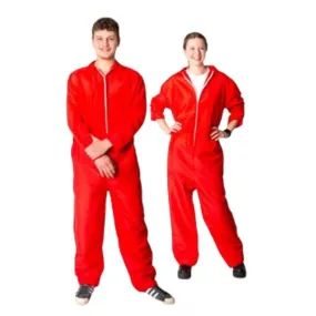 Red Unisex Overall Costume - One Size