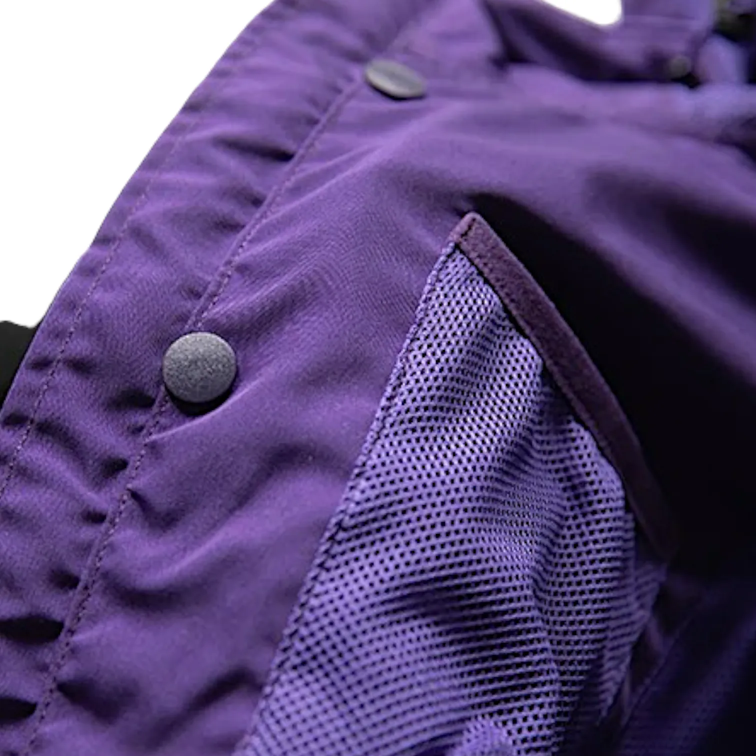 Reversible cropped windbreaker with oversized pockets