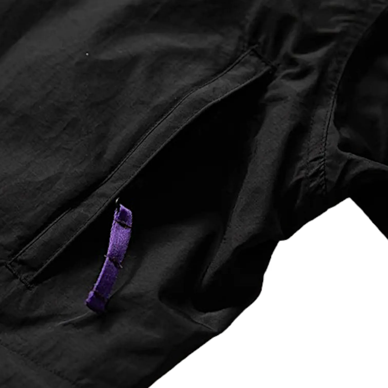 Reversible cropped windbreaker with oversized pockets