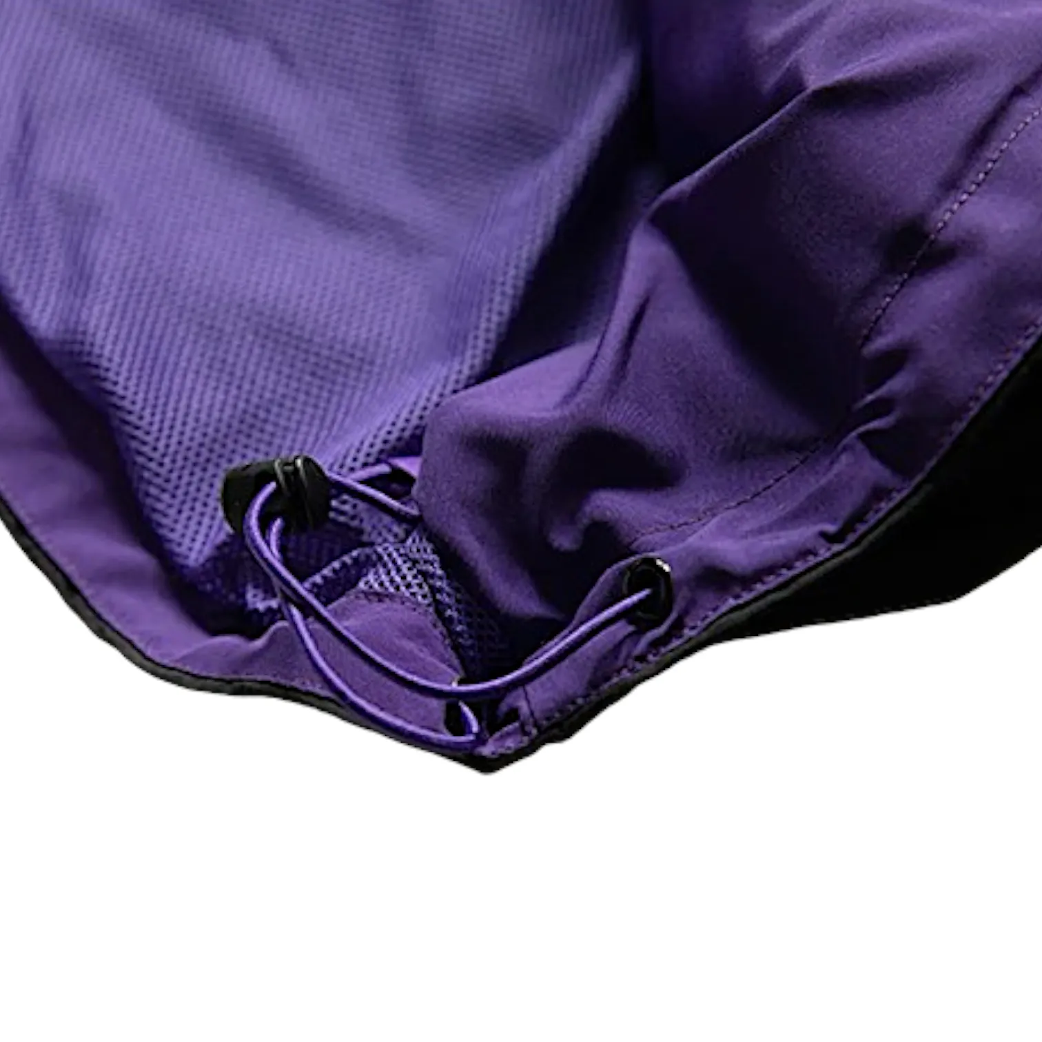Reversible cropped windbreaker with oversized pockets