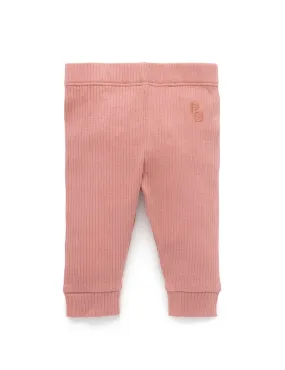 RIB LEGGINGS - CRAB APPLE