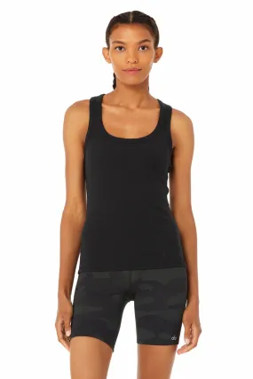 Rib Support Tank - Black