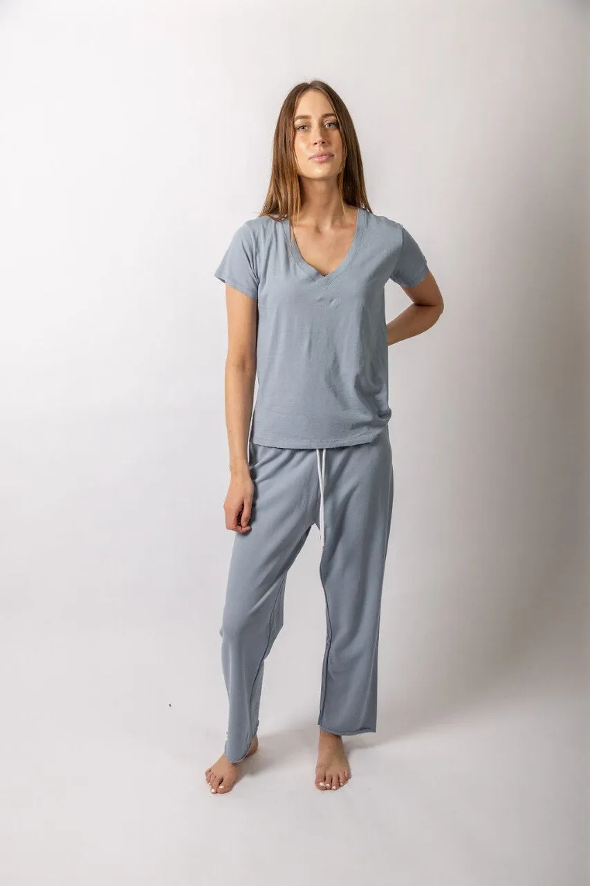 Rosa Distressed V-Neck