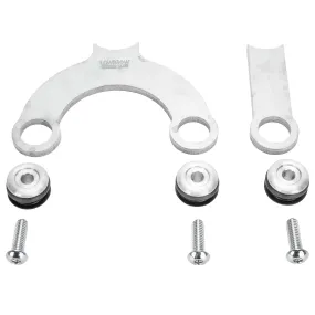 Rubber Mount Bracket Kit for Lowbrow Oil Tanks - for 500 / 650 c.c. unit Triumph Motorcycles - Aluminum Washers