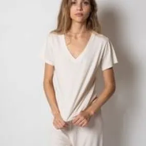 Sale Rosa Distressed V-Neck