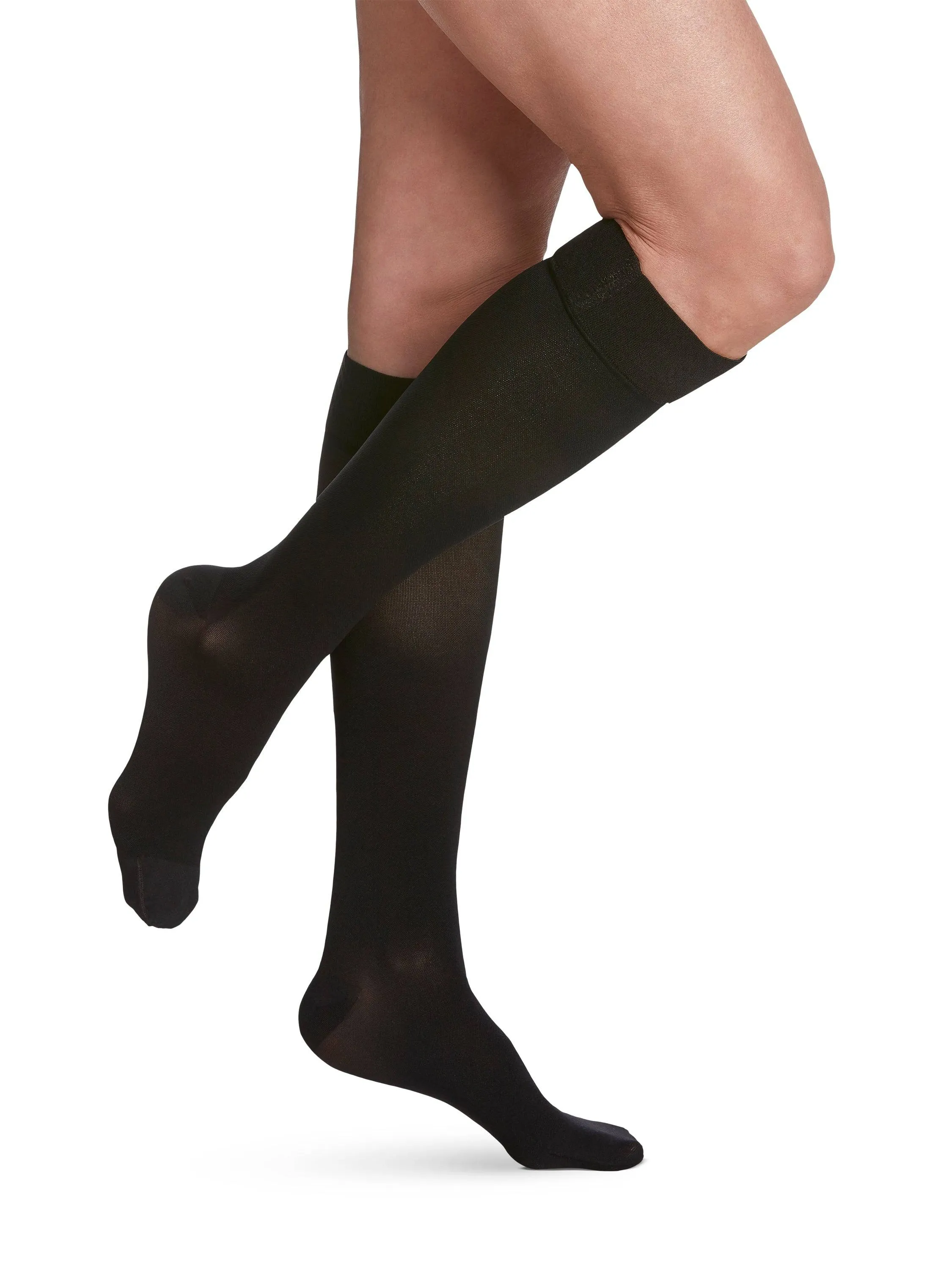 Sigvaris Opaque (Formerly 860 Select Comfort) Women's Knee High w/ Silicone 20-30mmHg-Closed Toe