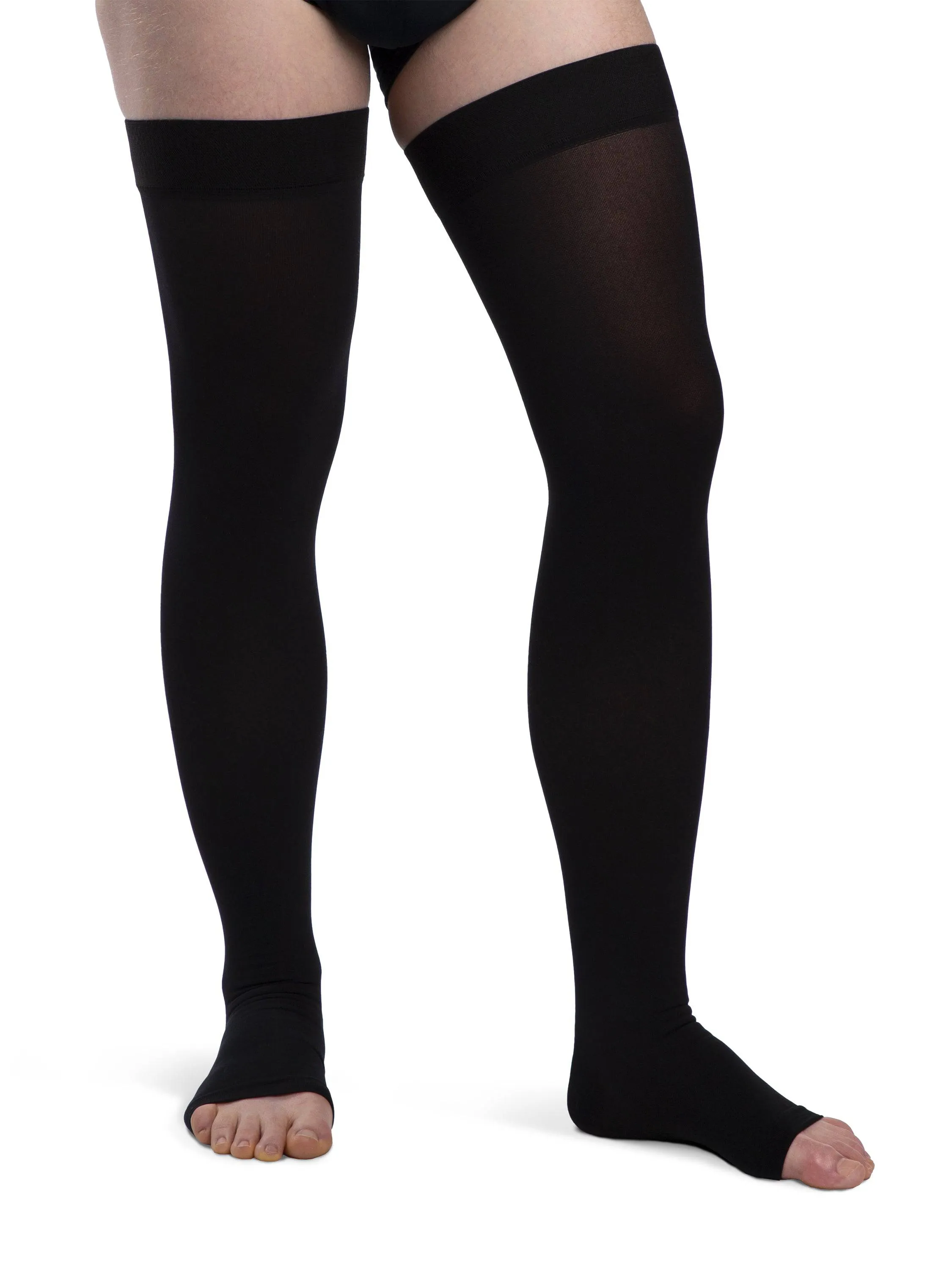 Sigvaris Opaque Unisex Thigh High  30-40mmHg-Open Toe