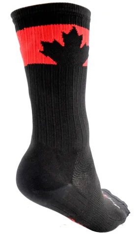 SockGuy Canada Flag 6" Cuff Cycling Sock