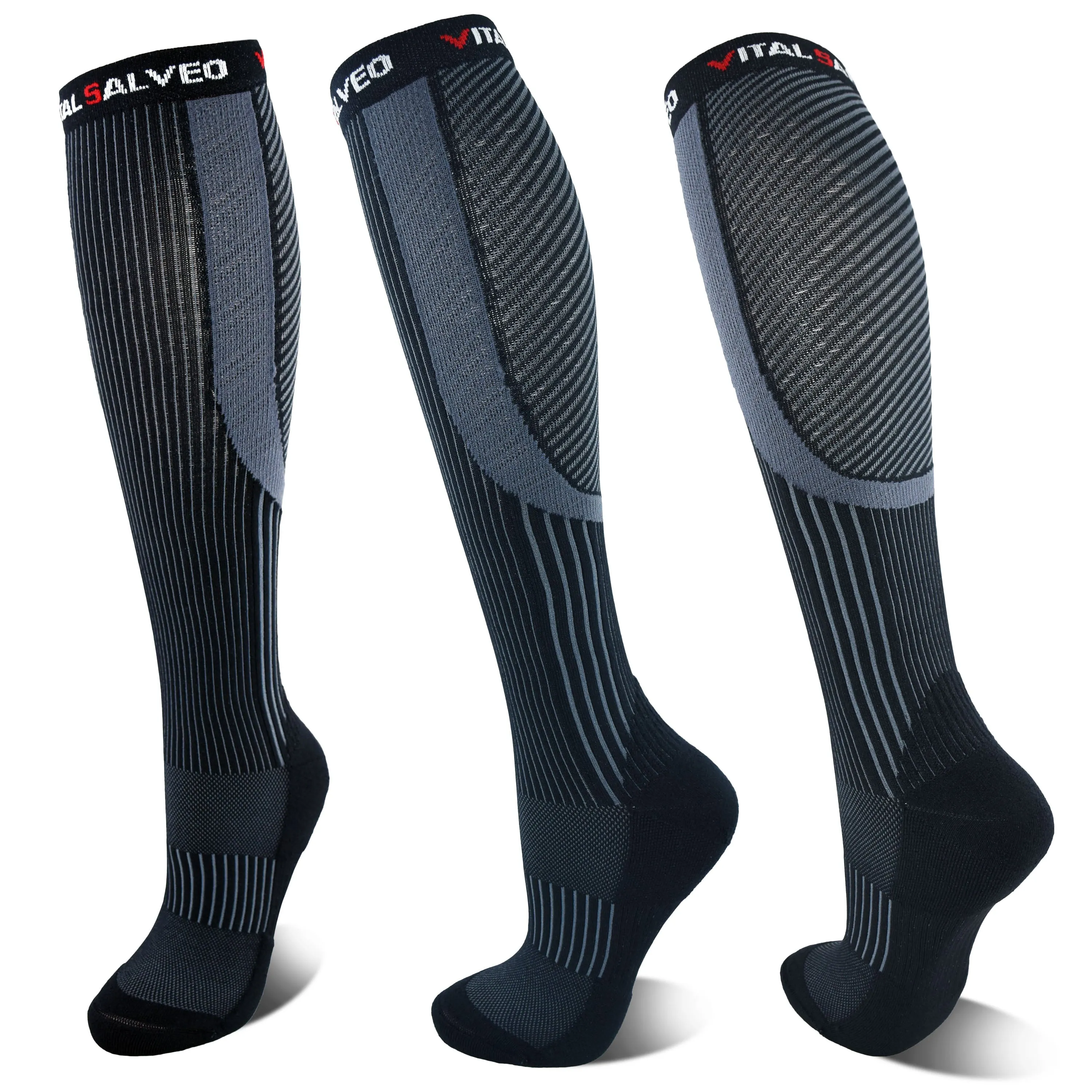 Sports Compression Calf Sleeve Support Socks /20-30mmHg (one pair)