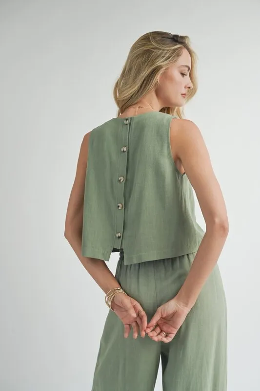 Sugarloaf Linen Tank