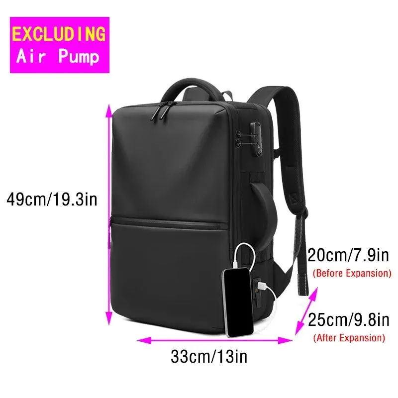 Travel Vacuum Compression Backpack for Men, Waterproof