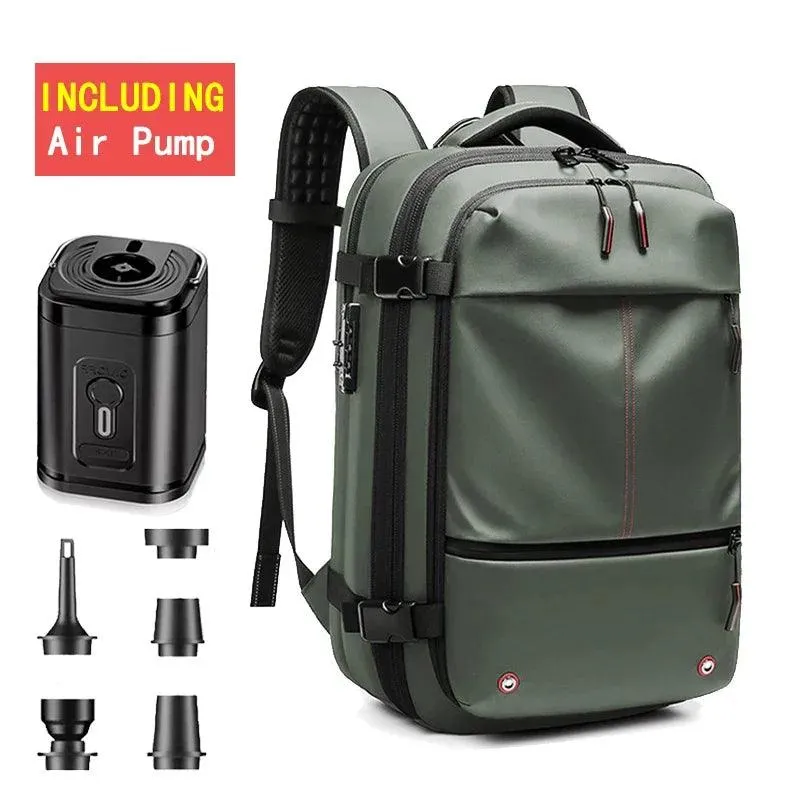 Travel Vacuum Compression Backpack for Men, Waterproof