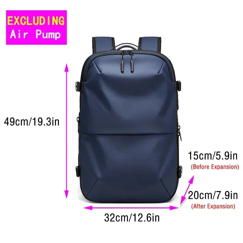 Travel Vacuum Compression Backpack for Men, Waterproof