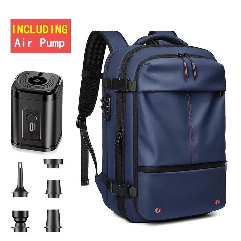 Travel Vacuum Compression Backpack for Men, Waterproof