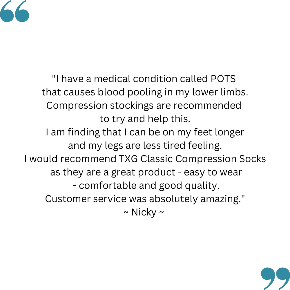 TXG Medical Compression Socks - Classic 365 Daily Range