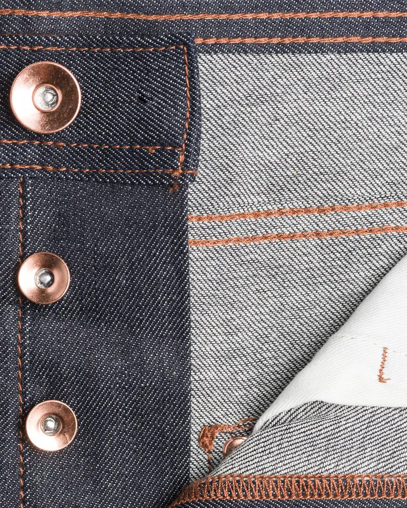 Unbranded UB322 Straight Fit Mens Jeans - 11oz Indigo Stretch Selvedge