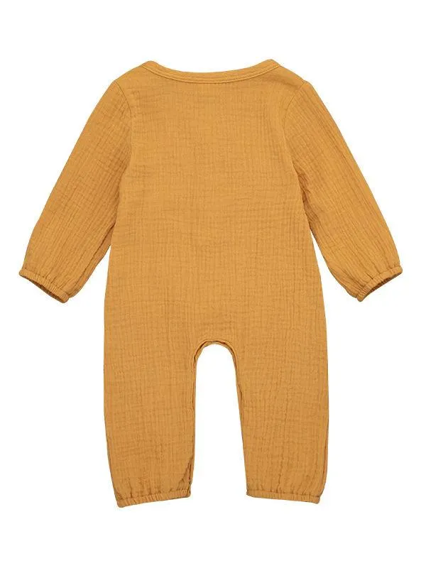 Unisex Infant Baby Muslin Overall