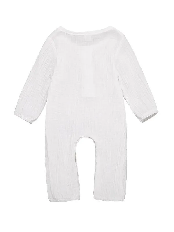 Unisex Infant Baby Muslin Overall