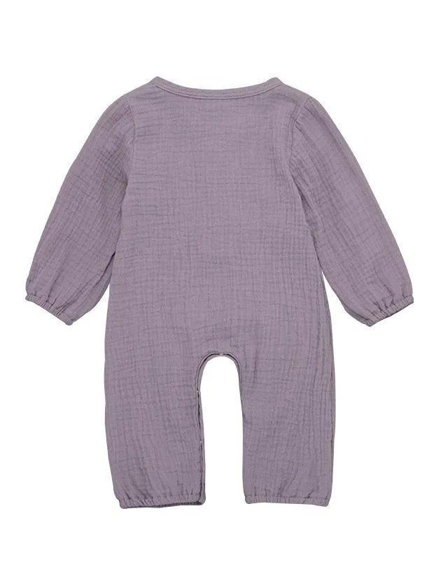 Unisex Infant Baby Muslin Overall