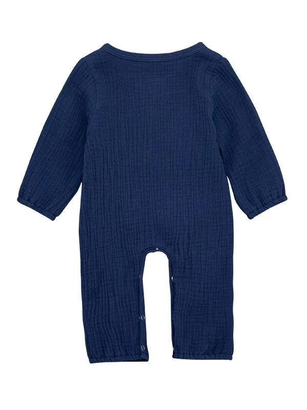 Unisex Infant Baby Muslin Overall