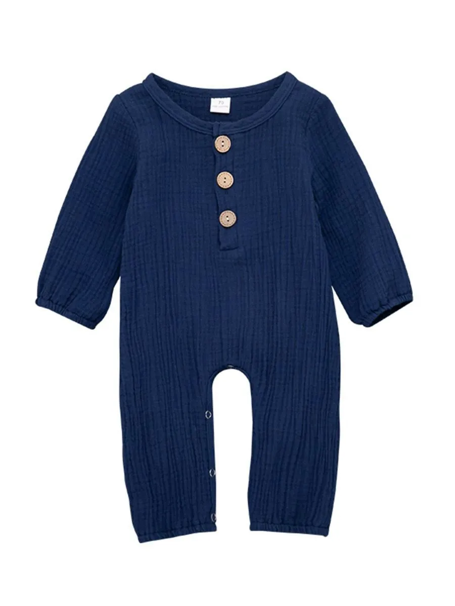 Unisex Infant Baby Muslin Overall