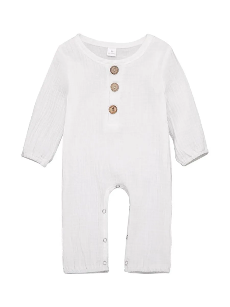 Unisex Infant Baby Muslin Overall