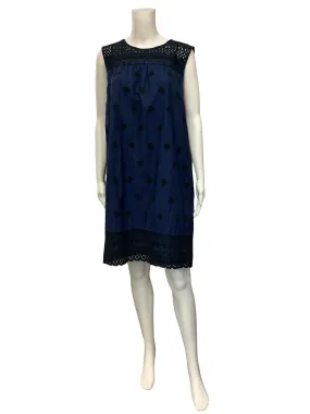 Vineyard Vines Dress Blue Sleeveless Size: XL