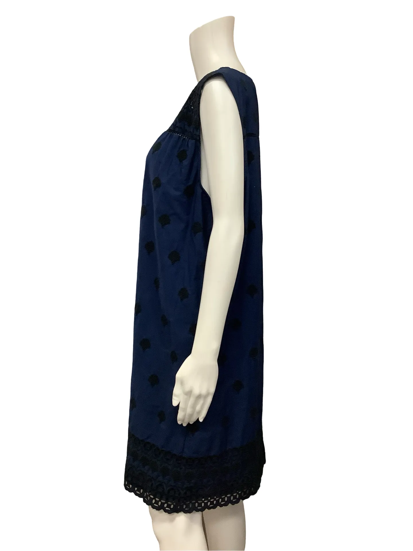 Vineyard Vines Dress Blue Sleeveless Size: XL