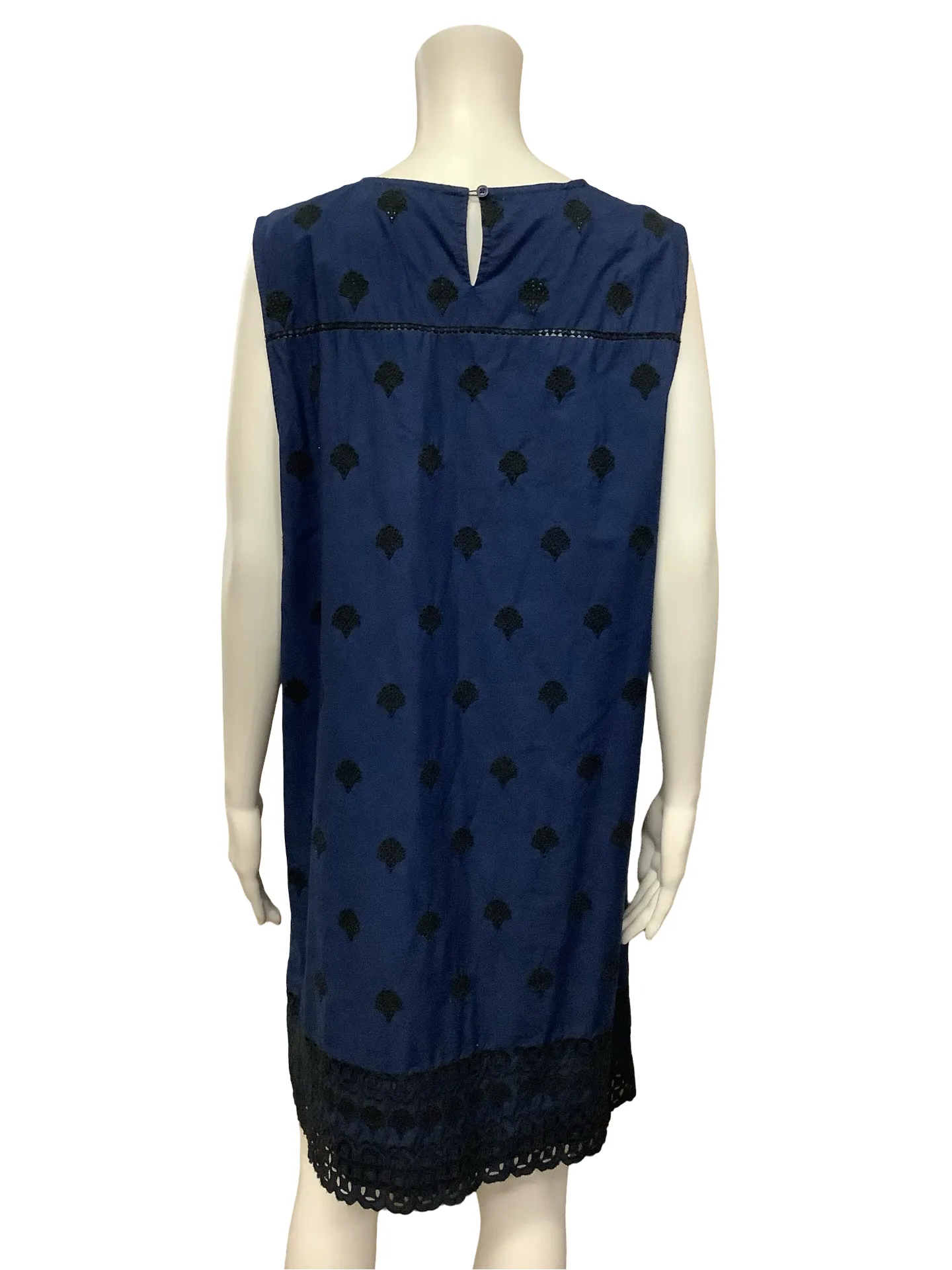 Vineyard Vines Dress Blue Sleeveless Size: XL