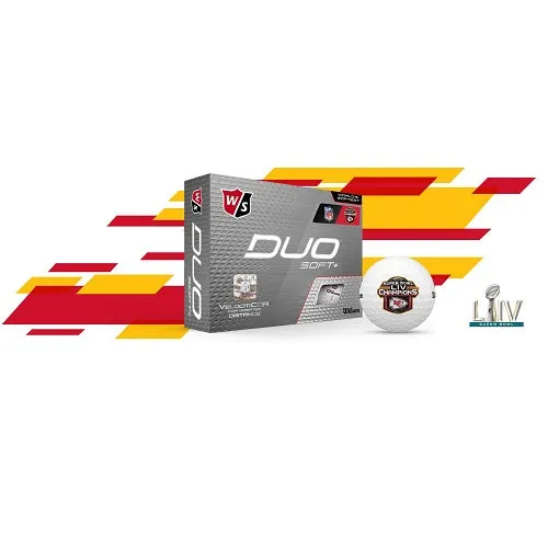 Wilson Staff Duo Soft NFL Team Licensed Golf Balls