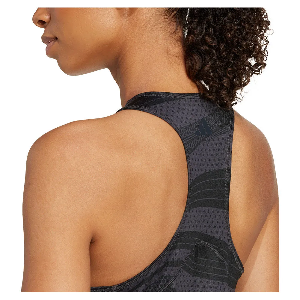 Women`s Club Graphic Tennis Tank Carbon