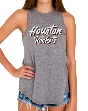 Women's Houston Rockets High Cut Tank Top