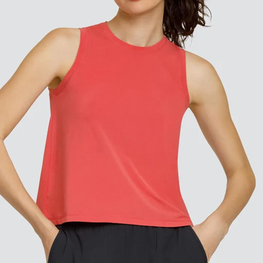 Women's Machli Tennis Tank Cherry Rose